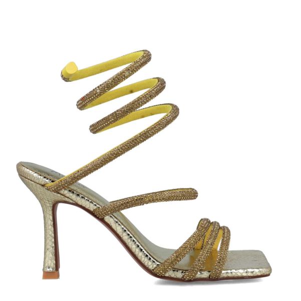 Lepus Gold Women Menbur Sandals