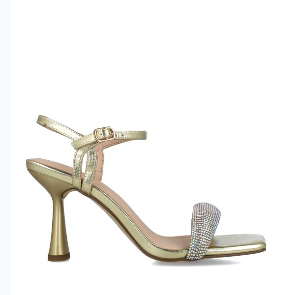 Women Gold Menbur Lyra Sandals